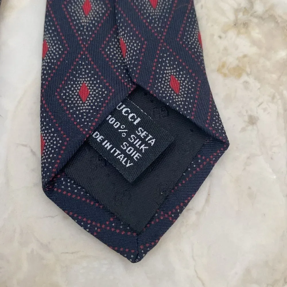 Gucci 100% Silk Tie - Picture 8 of 10